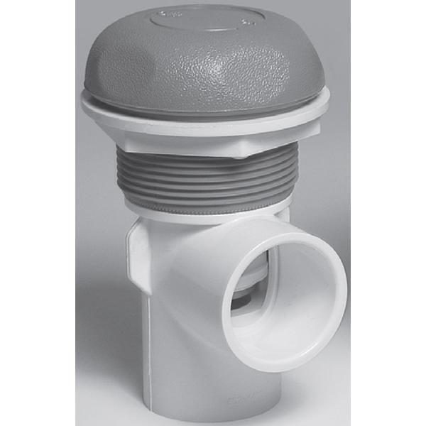 Waterway  1-1/2in On/Off Turn Valve Assembly White