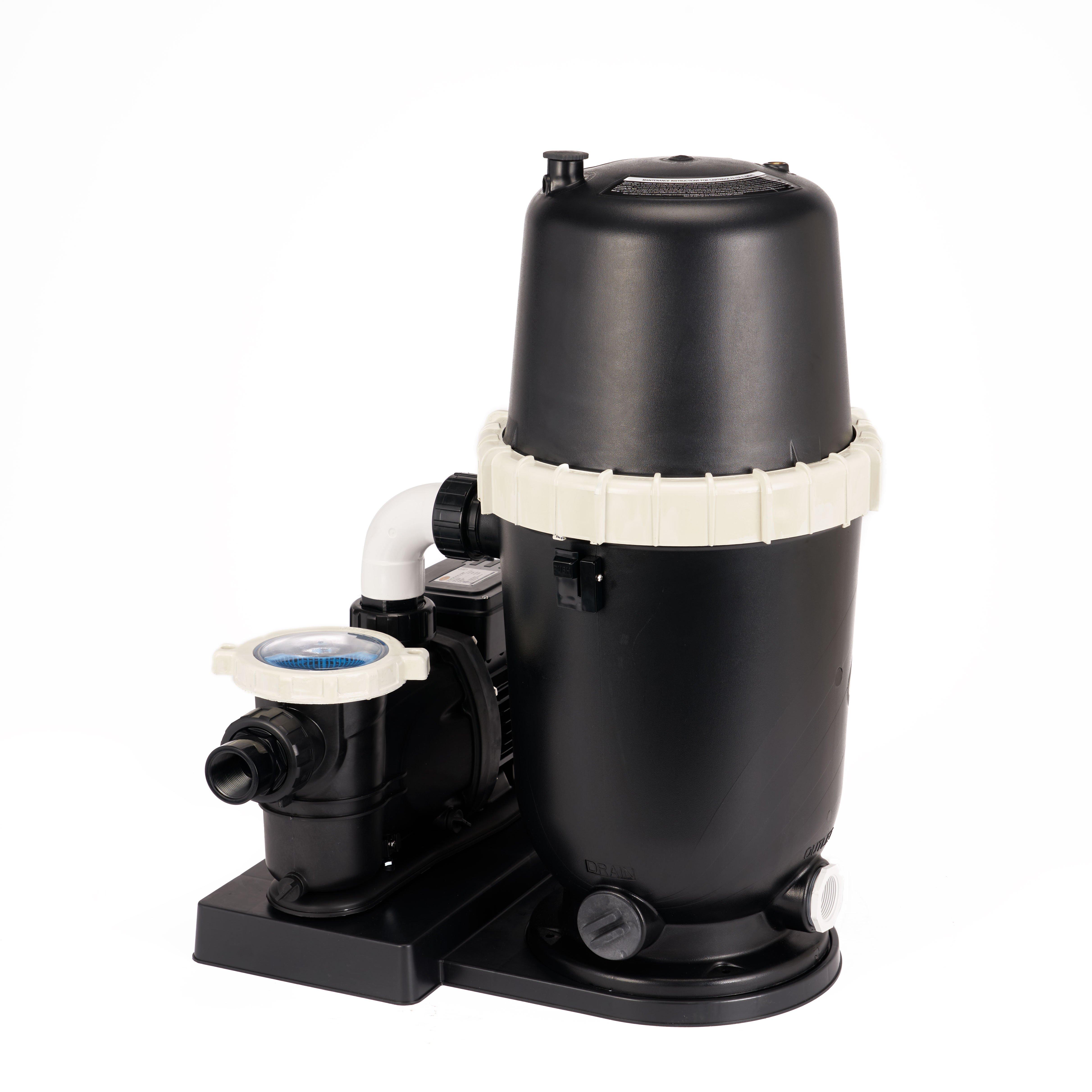 Waterway Above Ground 50 Sq. Ft. Cartridge Filter with 1 HP Pump