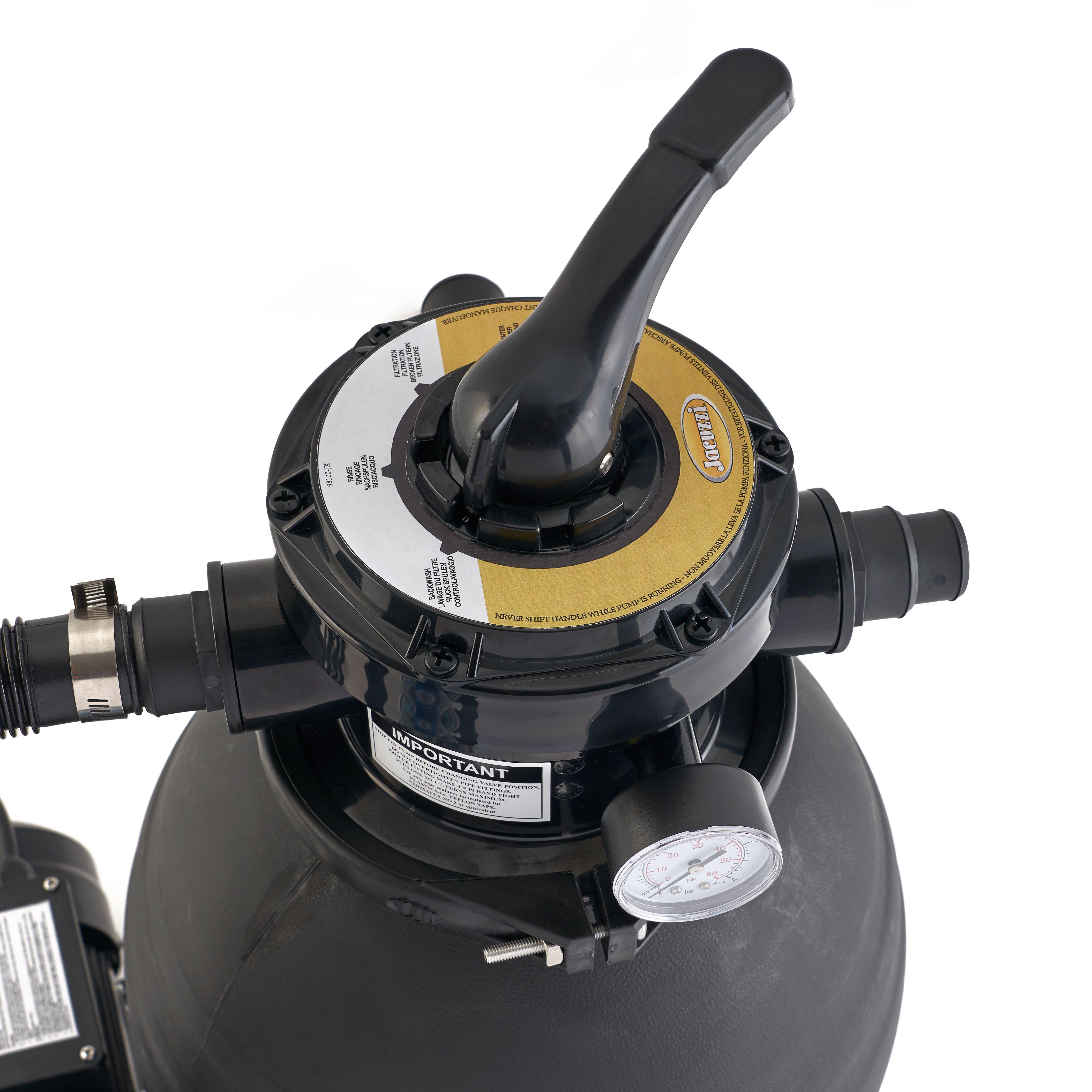 Jacuzzi Above Ground Sand Filter with 0.5 HP Pump for Soft Sided Pools