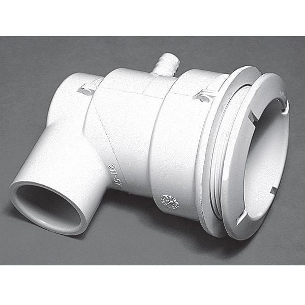 Waterway  Poly Gunite 3/8in Ribbed Barb Air x 1in Water Slip Ell Jet Body Assembly