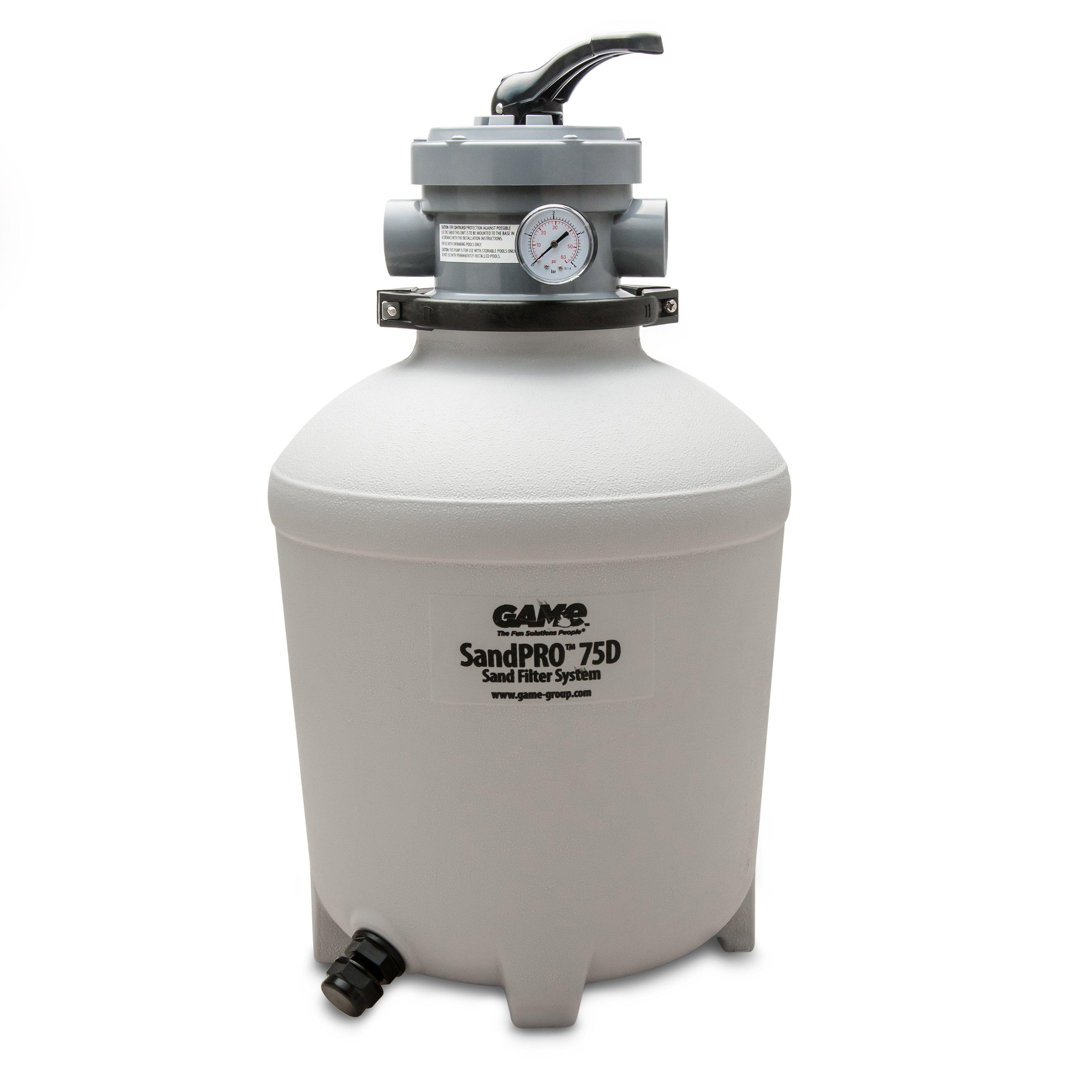 Game Sandpro 75d Above Ground Pump And Sand Filter Kit In The Swim