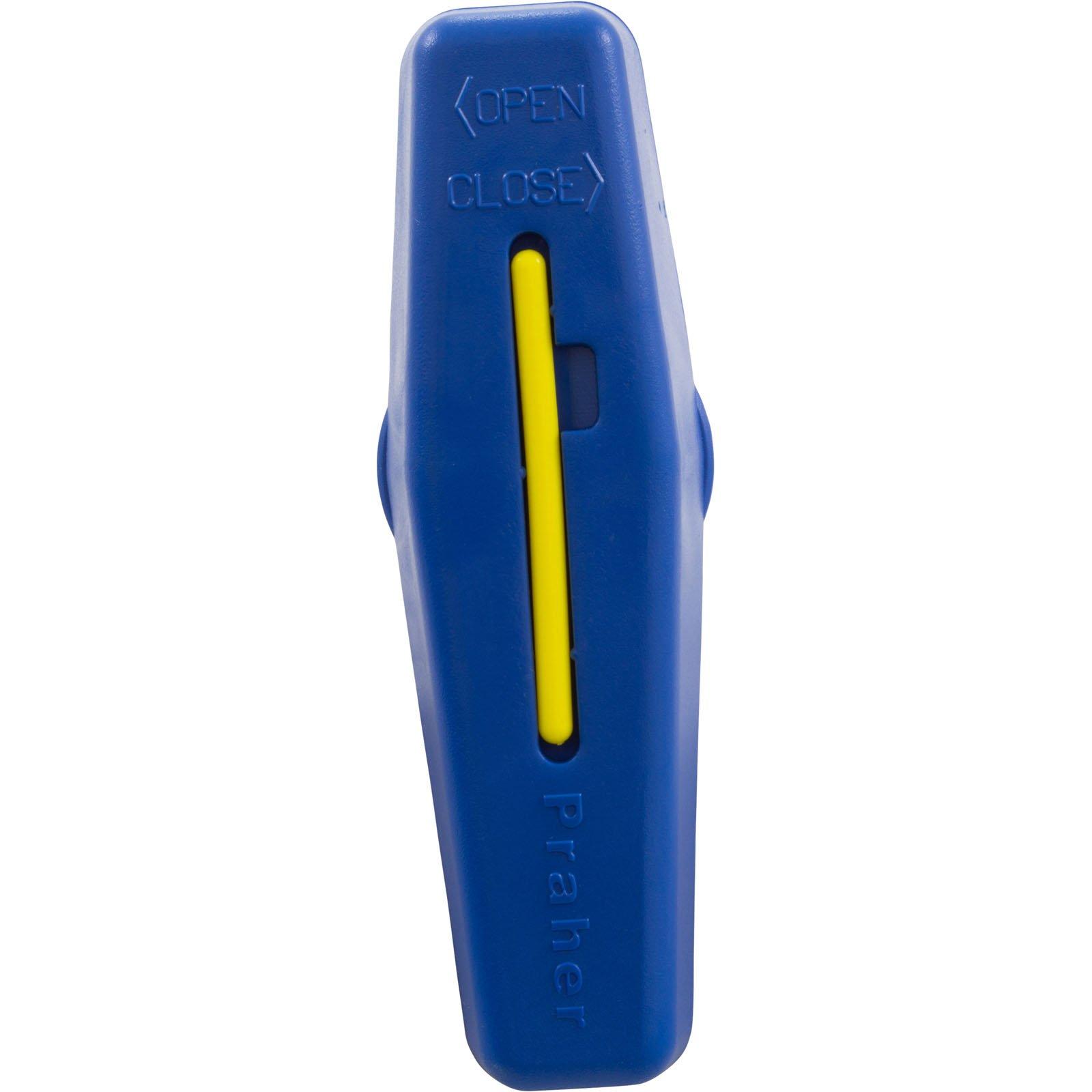 Praher  2 Union Ball Valve Handle Blue