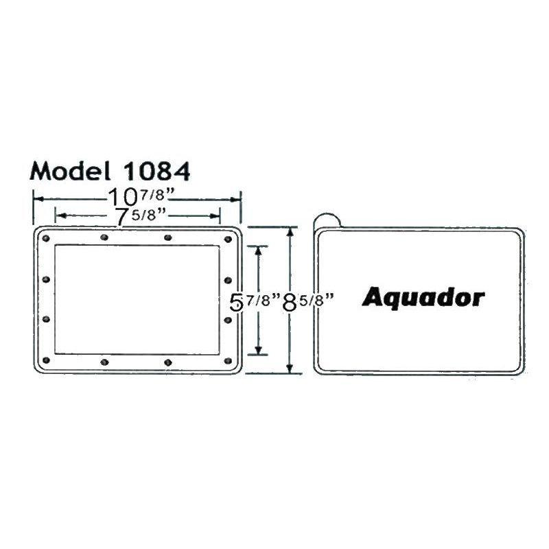 Skimmer Faceplate and Lid for Hayward In-Ground Pool Skimmer