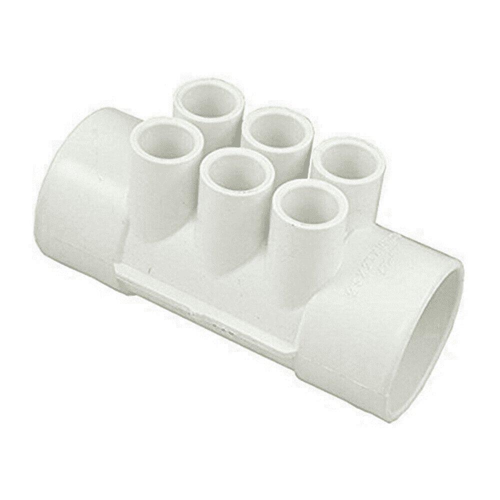 Waterway  Manifold 2in Slip x 2in Slip x (6 1/2in Slip Ports