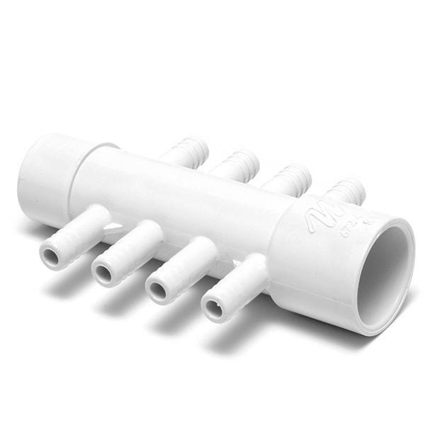 Waterway  Manifold 1in SPG x Slip 8-3/8in Barbs