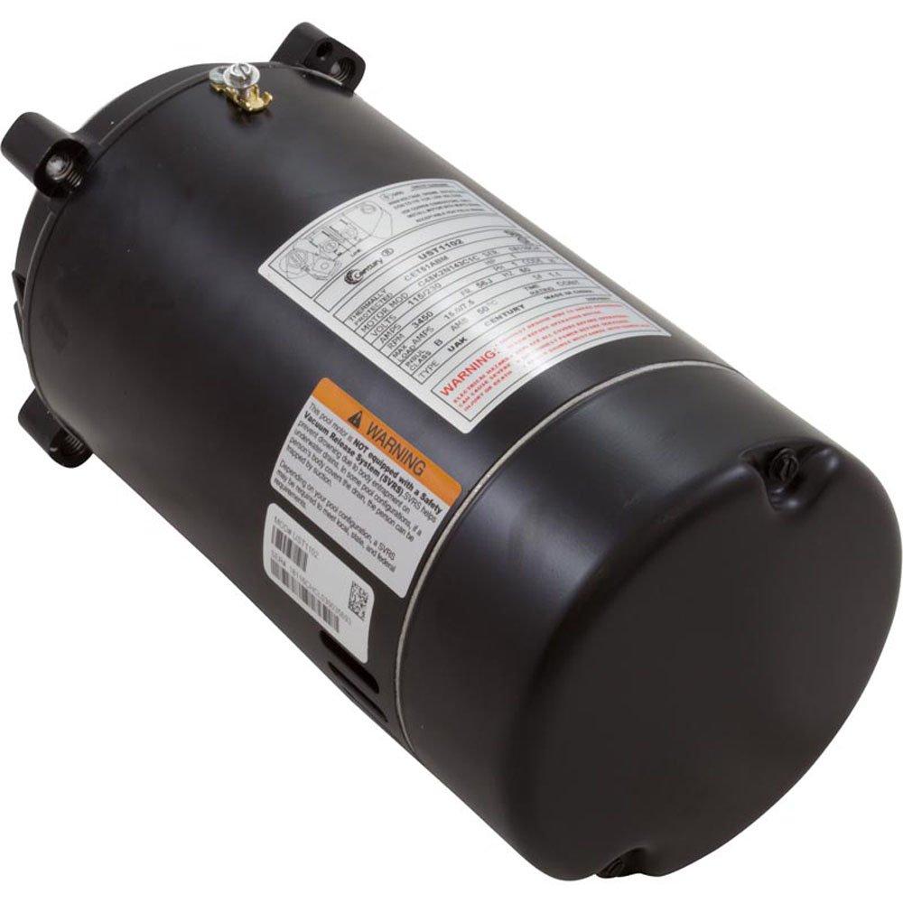 A.O. Smith UST1152 Pool/Spa Replacement Motor, Black, 1.5 HP