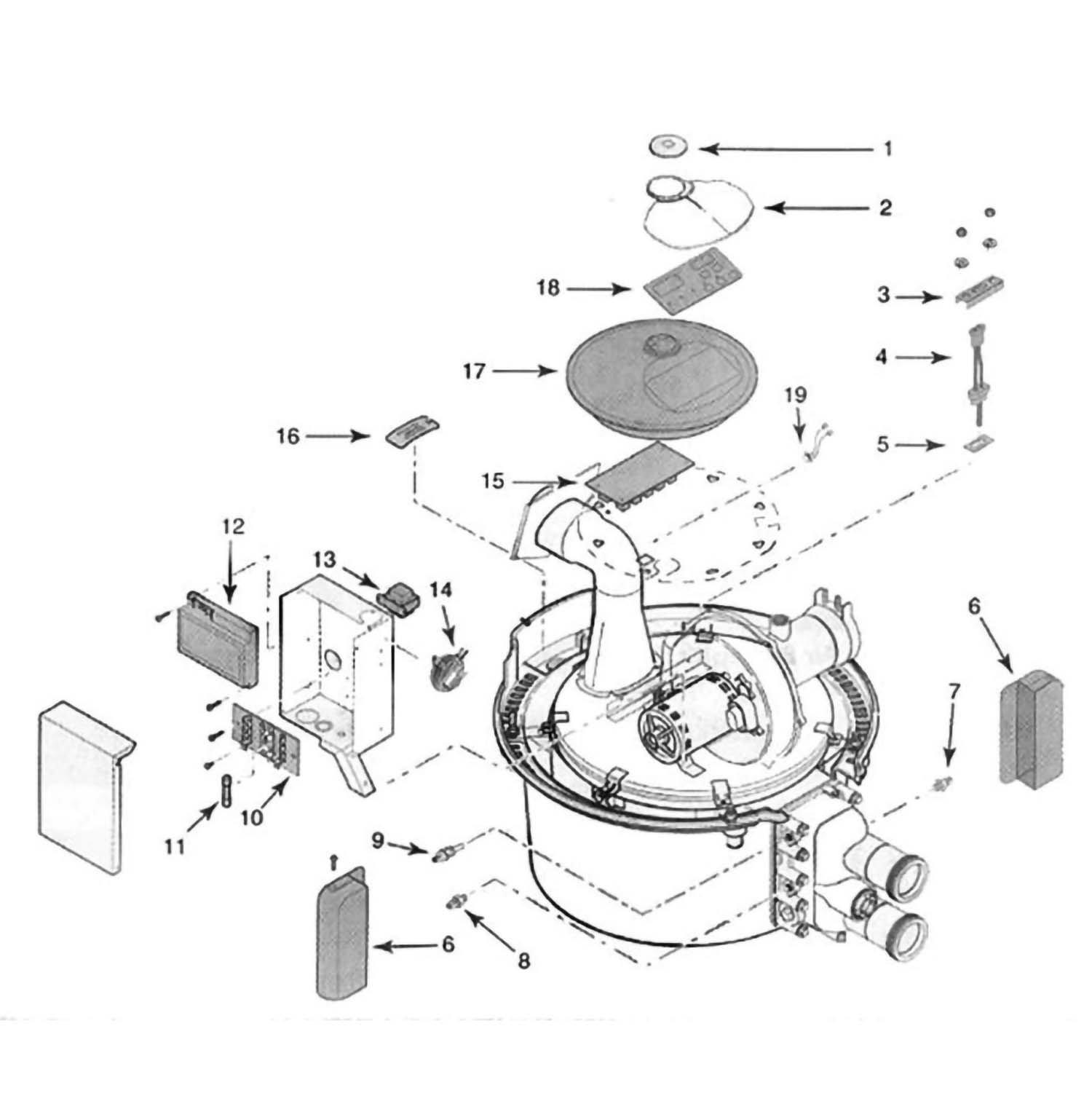 Sta-Rite Heater Max-E-Therm Electrical System Part List