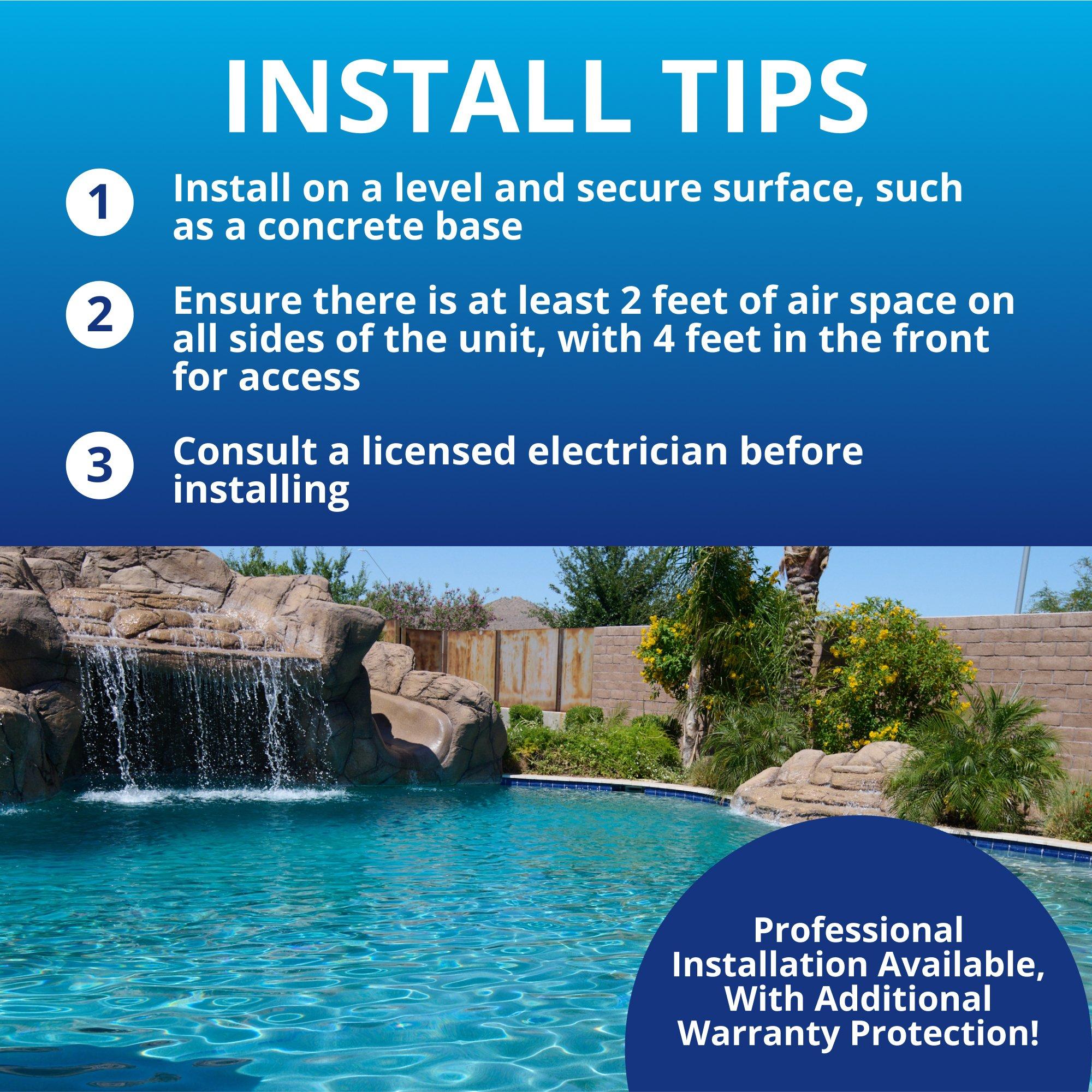 Hayward  HeatPro MCHX Pool Heat Pump 140K BTU Heat Only