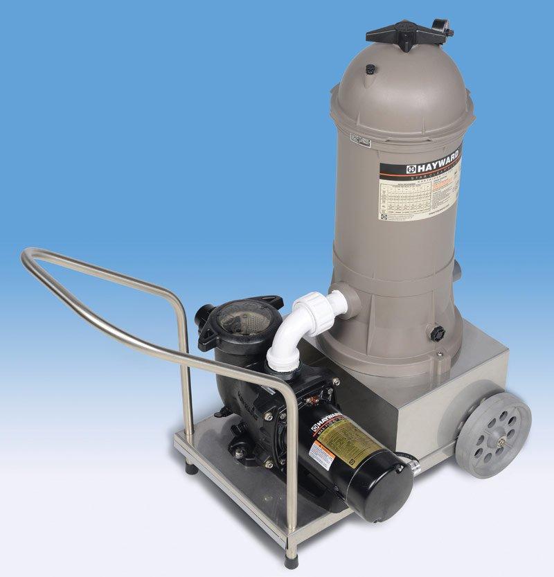 APC725 Scamp Portable Pump and Cartridge Filter Vacuum Service Cart