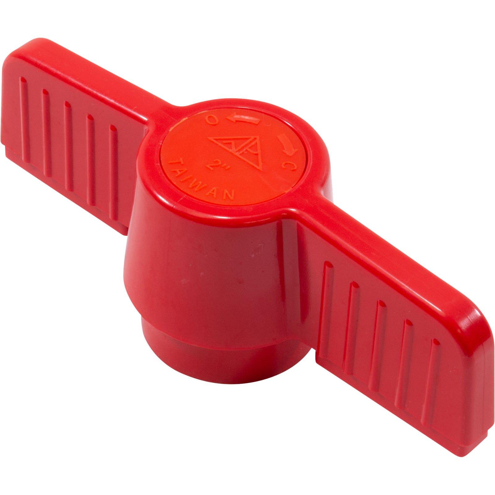 Replacement Handle 2 HMIP Ball Valve Red