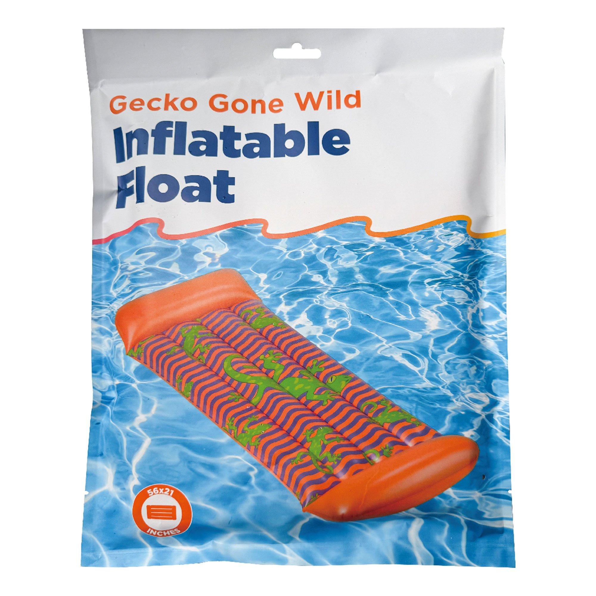 Gecko Gone Wild Inflatable Pool Lounger