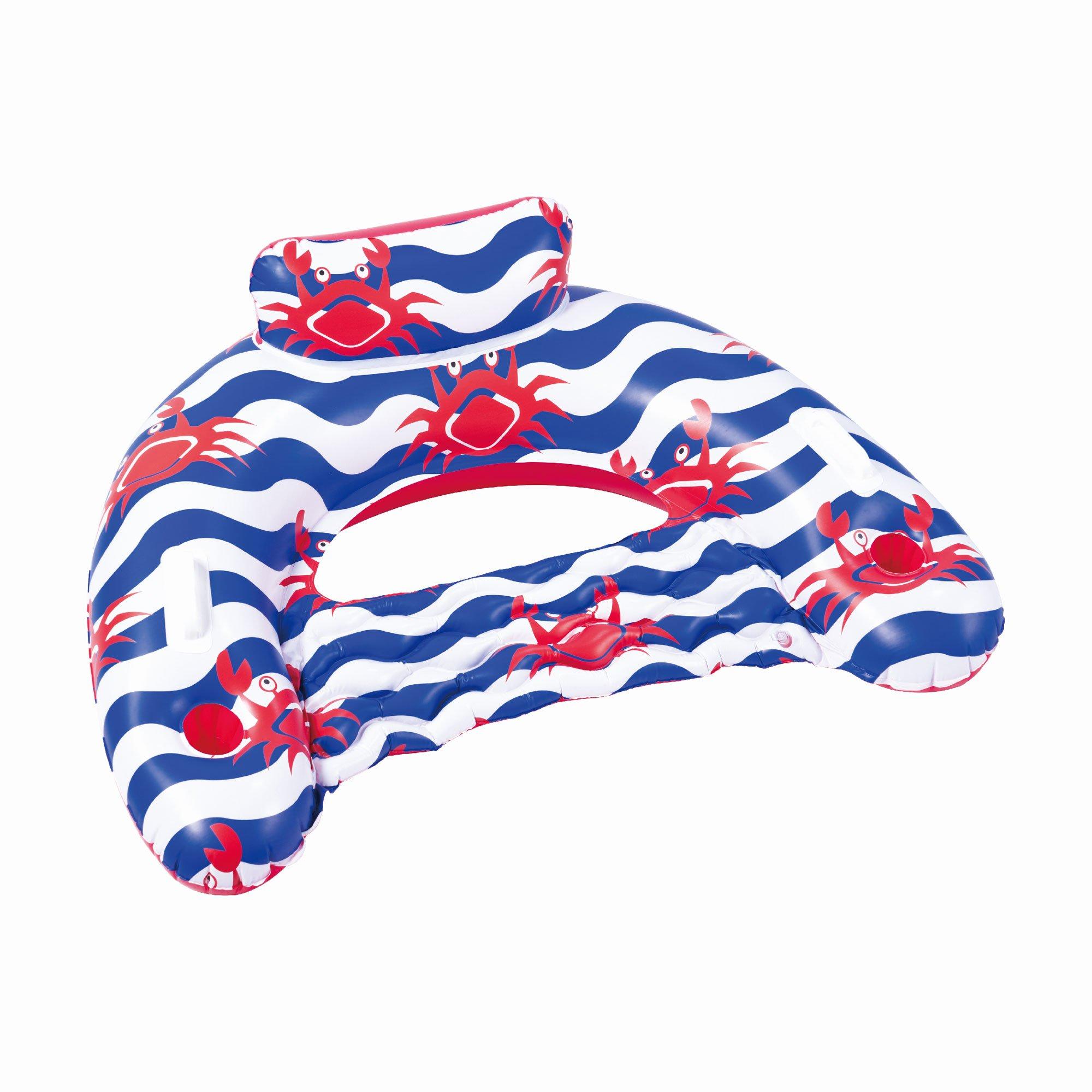 Coastal Crab Inflatable Sun Chair