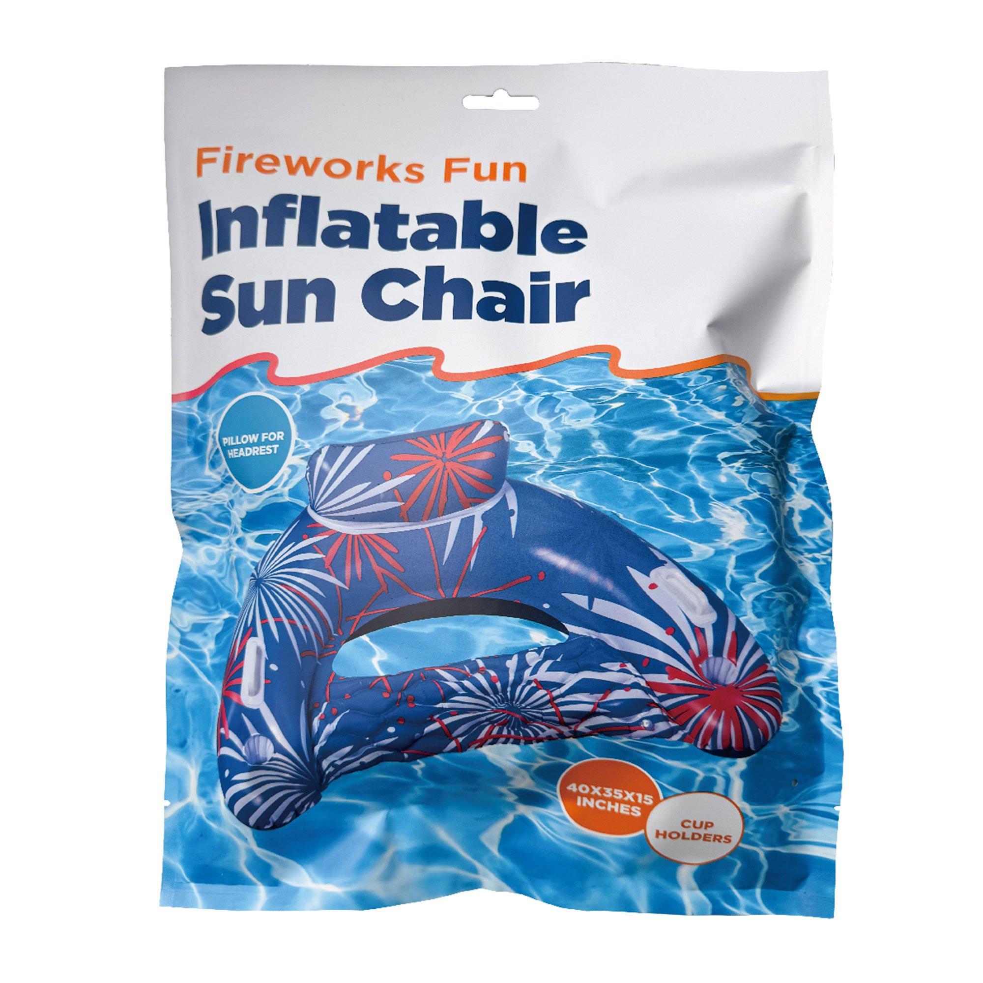 Fireworks Fun Inflatable Sun Chair
