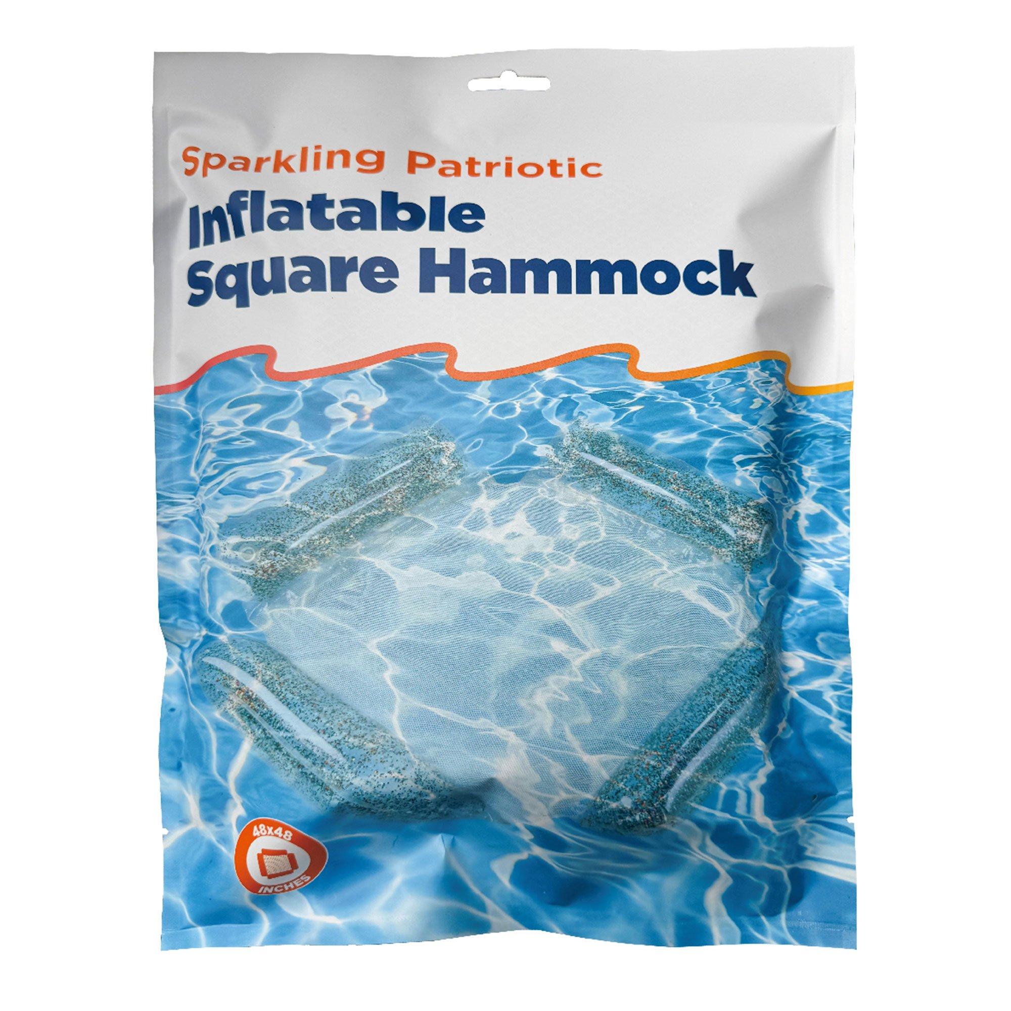 Sparkling Patriotic Inflatable Square Hammock