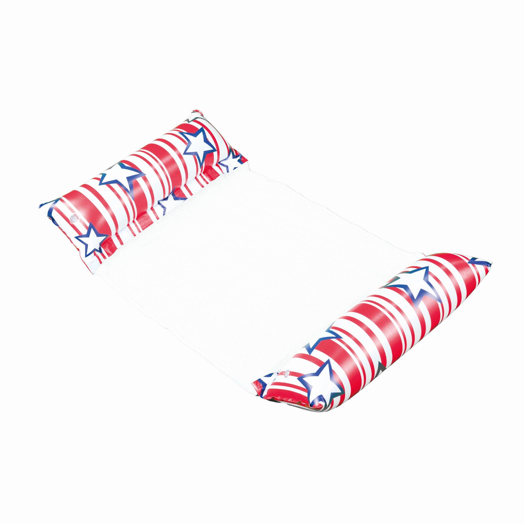 Star Striped Inflatable Hammock