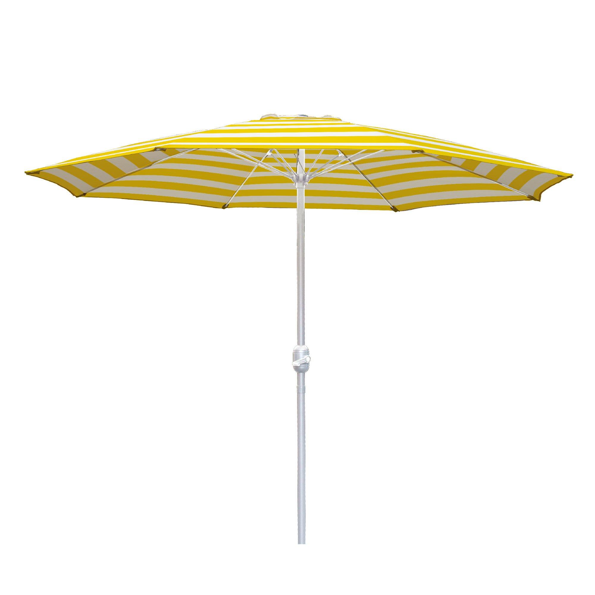 9 Steel Umbrella Lemon Stripe