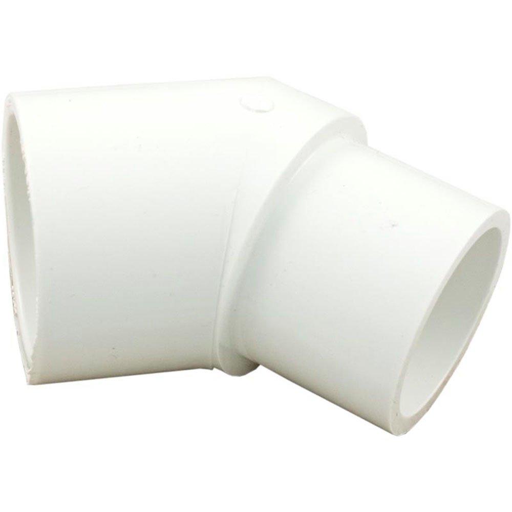 PVC 45 Degree Street Elbow, 1.5in Spigot X 1.5in Socket