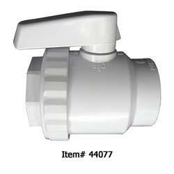 Hayward  Two Port 2in SKT TrimelIne ABS Plastic Deluxe Ball Valve