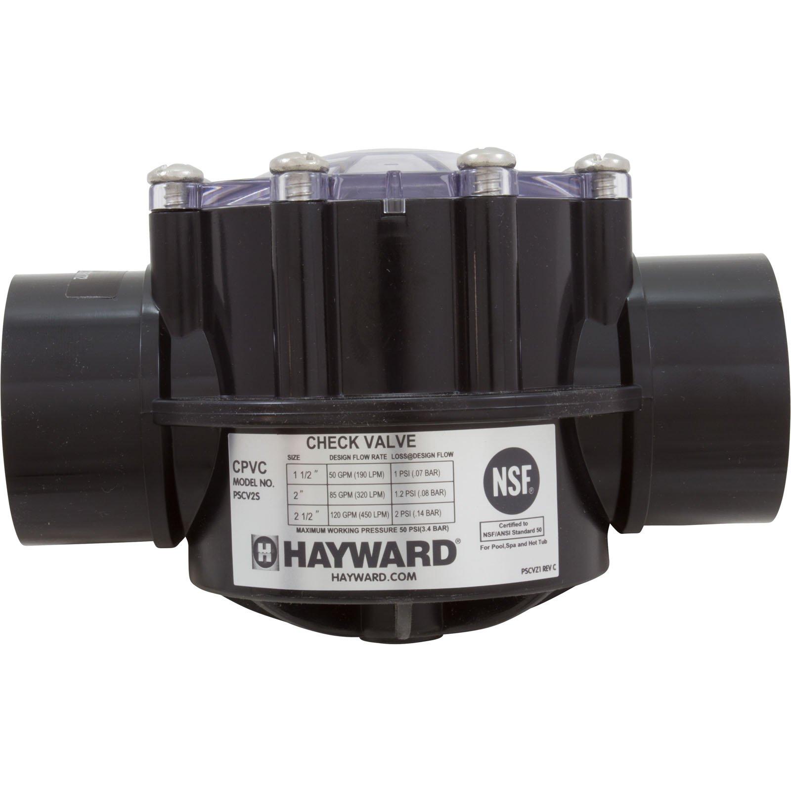 Hayward  1.5 x 2 CPVC Check Valve