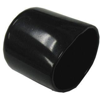 In Ground Fence Vinyl Post Cap, Black
