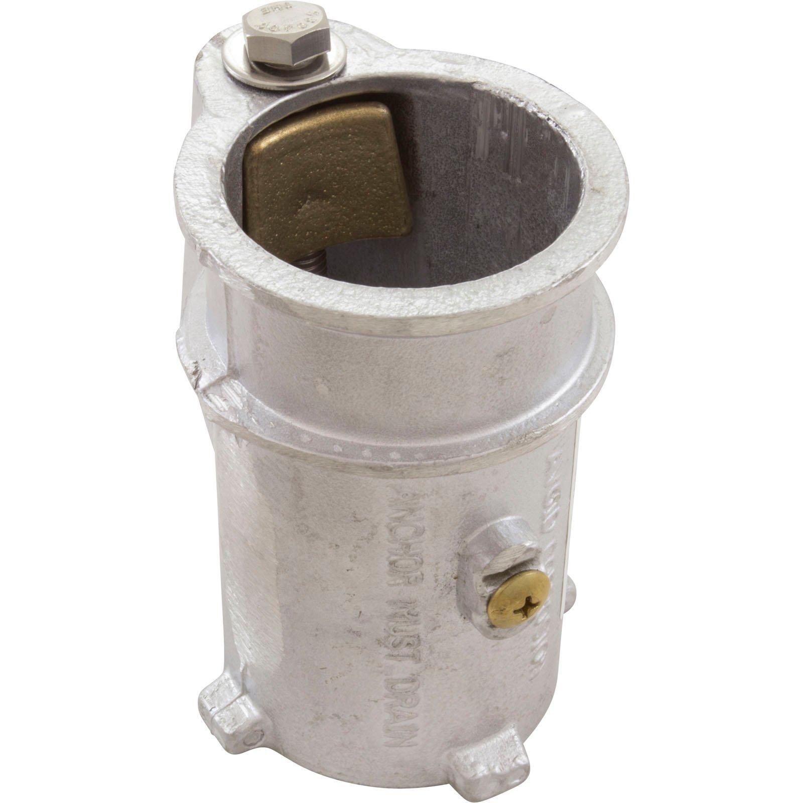 Perma-Cast  Anchor Socket Perma Cast Aluminum 1.9 Rail 4"