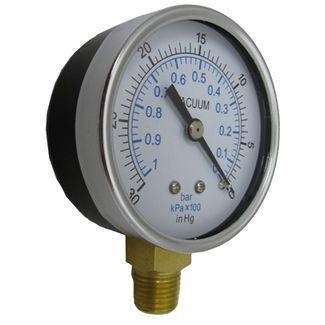 check the pressure gauge when testing pool line pressure