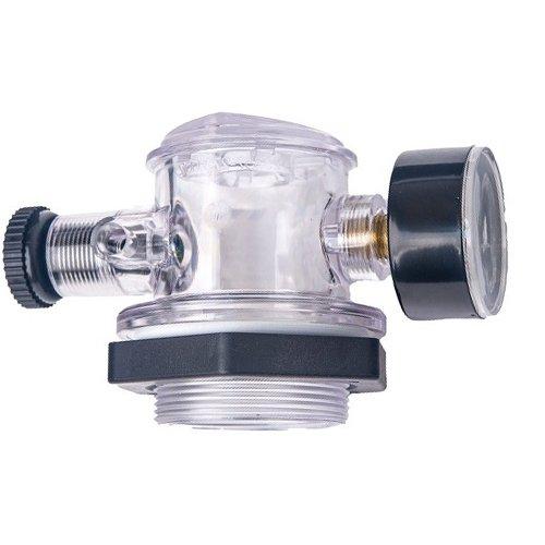 Manual Air Release Valve and Gauge, Clear