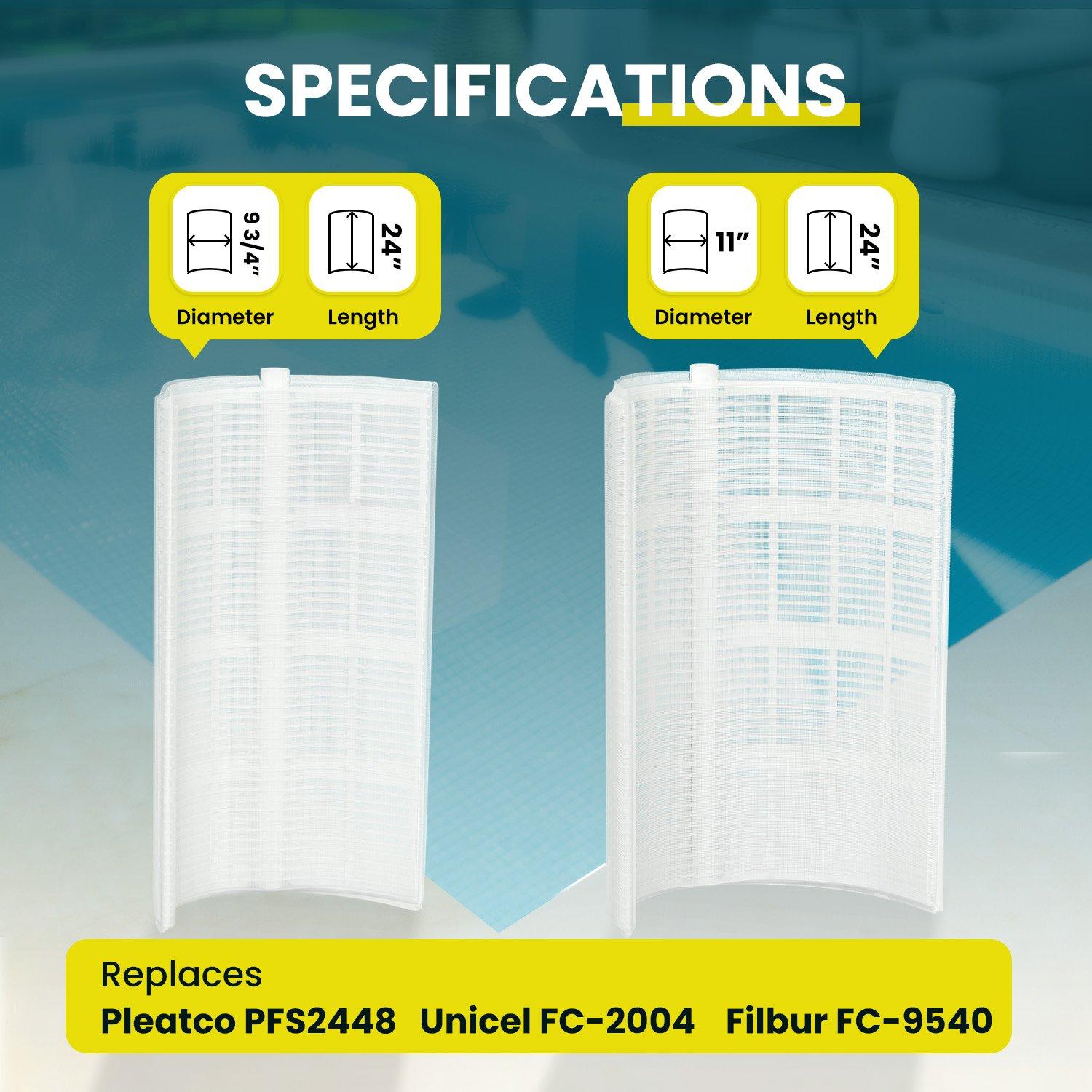 In The Swim  48 sq ft Complete DE Pool Filter Grid Set (7 Full 1 Partial)