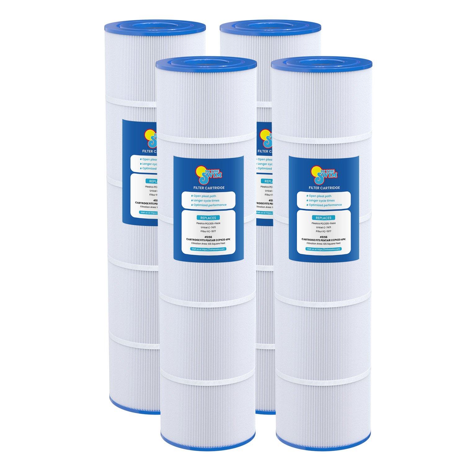 Filter Cartridge 4-Pack Replacement for Pentair Clean & Clear Plus 420 CCP420