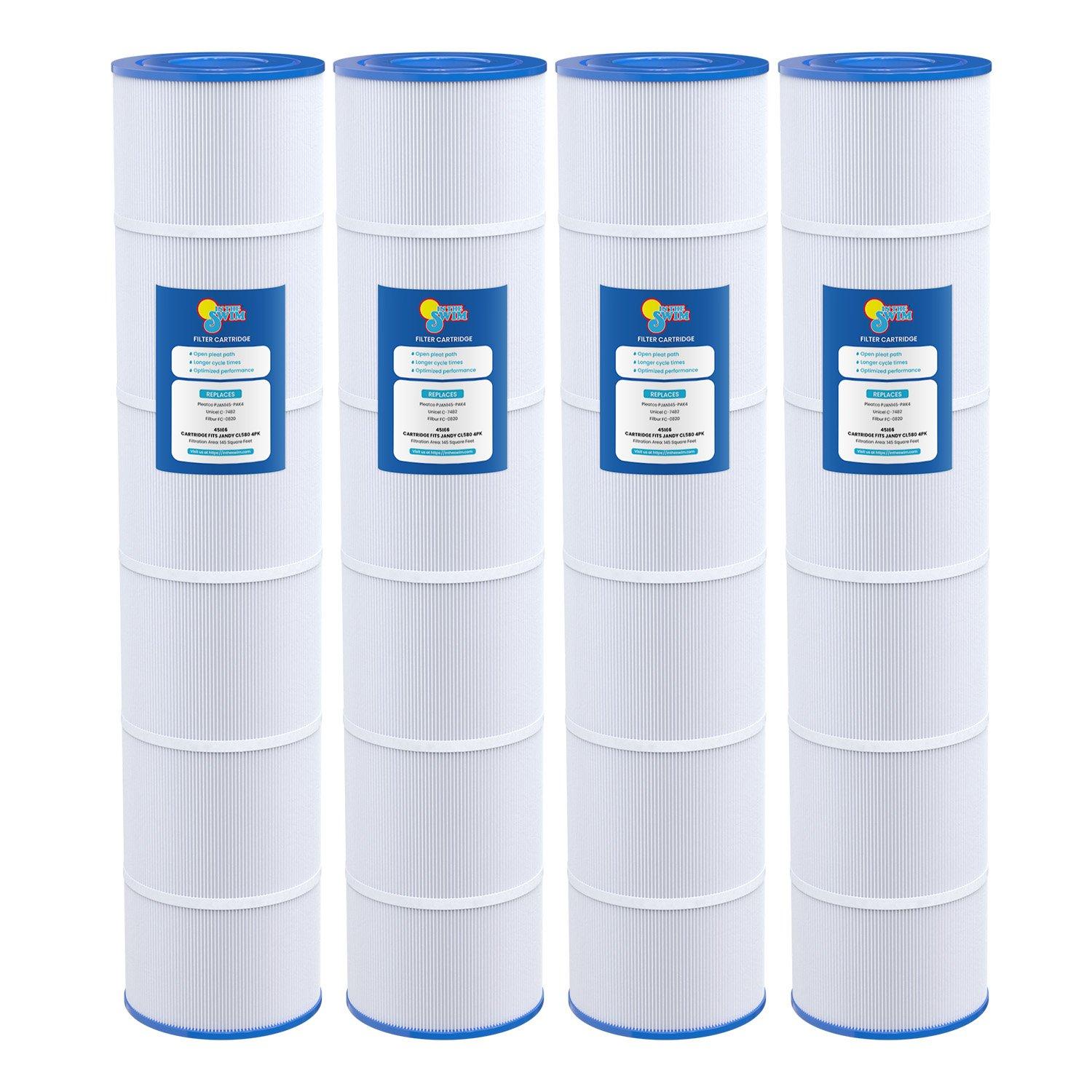 In The Swim  Filter Cartridge 4-Pack Replacement for Zodiac Jandy CL  CV Series CL580