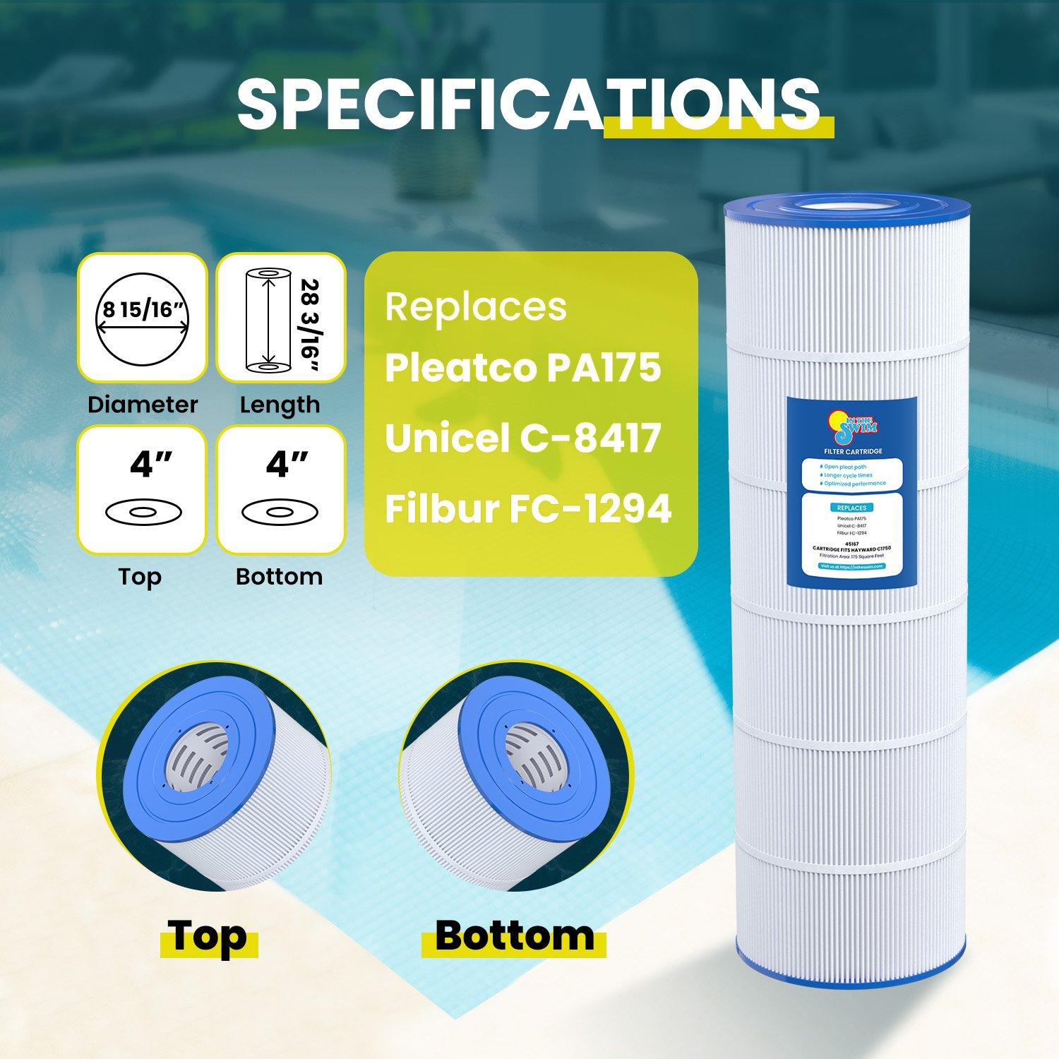 Filter Cartridge for Hayward Star-Clear Plus C1750