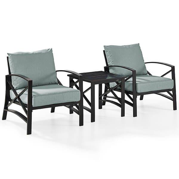 KAPLAN 3PC OUTDOOR SEATING SET