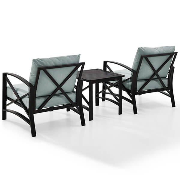KAPLAN 3PC OUTDOOR SEATING SET