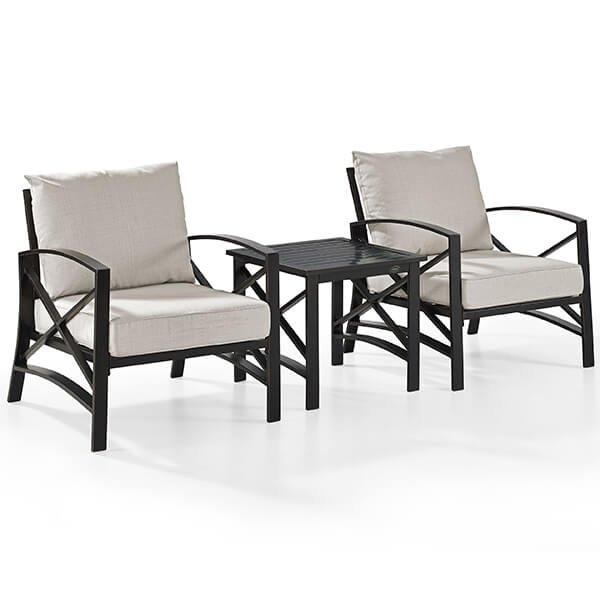 KAPLAN 3PC OUTDOOR SEATING SET