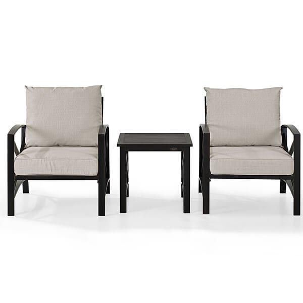 KAPLAN 3PC OUTDOOR SEATING SET