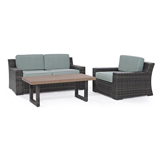 Crosley  BEAUFORT 3PC WICKER SET