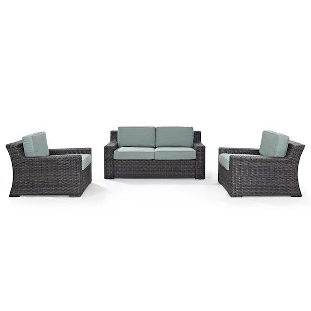 Crosley  Beaufort 3-Piece Wicker Set