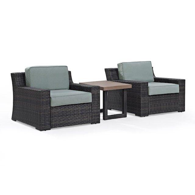 Crosley  Beaufort 3-Piece Wicker Set