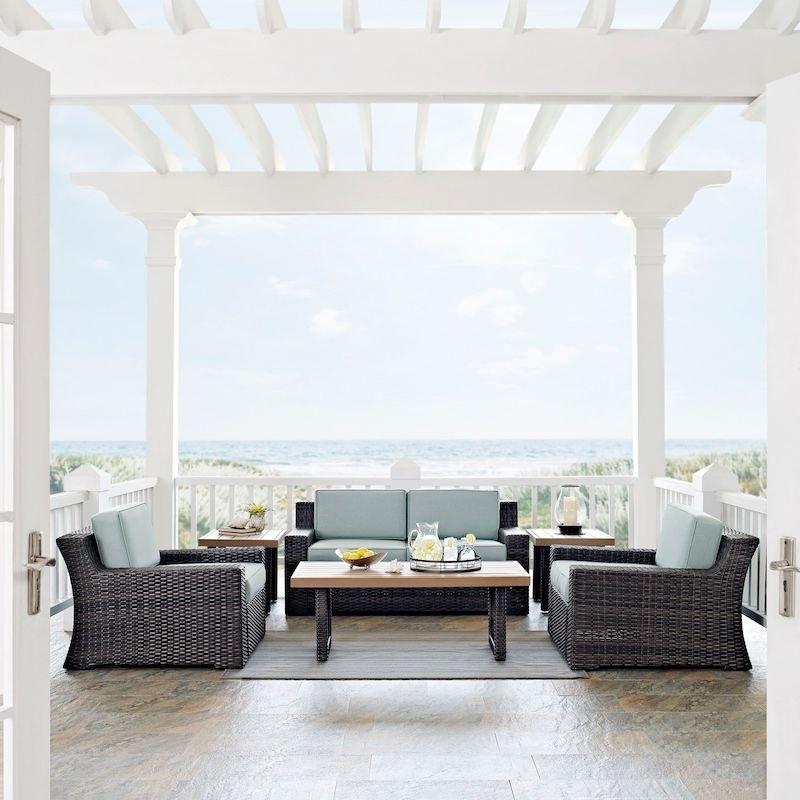 BEAUFORT 6PC WICKER SET