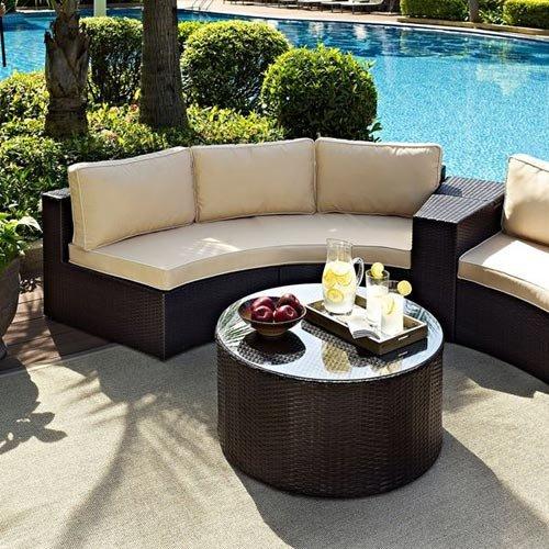 CATALINA 2PC WICKER SEAT SET