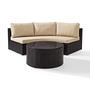 Catalina 2-Piece Wicker Sectional Set
