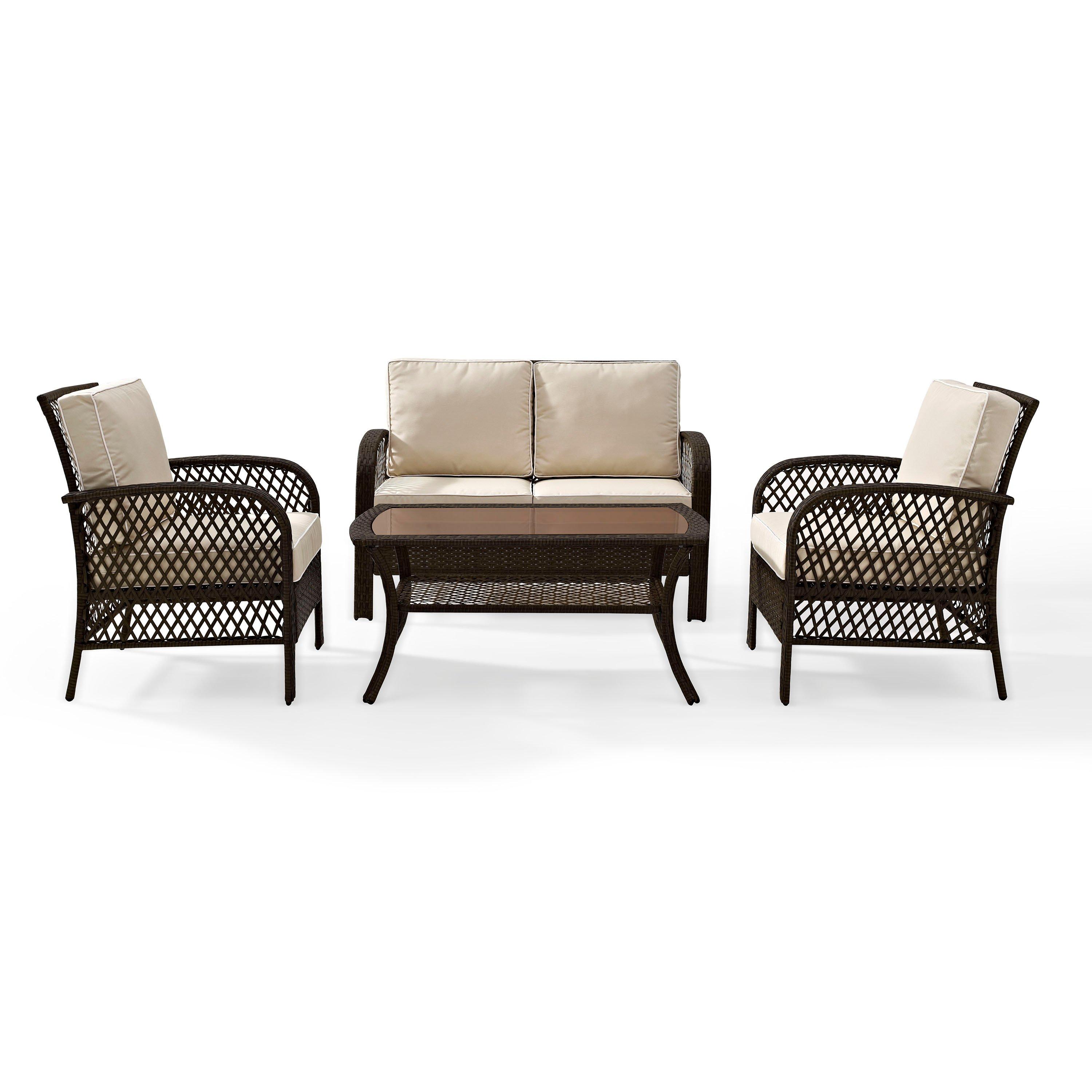 Crosley  TRIBECA 4PC SEATING SET