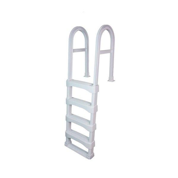 Vinyl Works Of Canada  Above Ground Pool Deck Ladder White