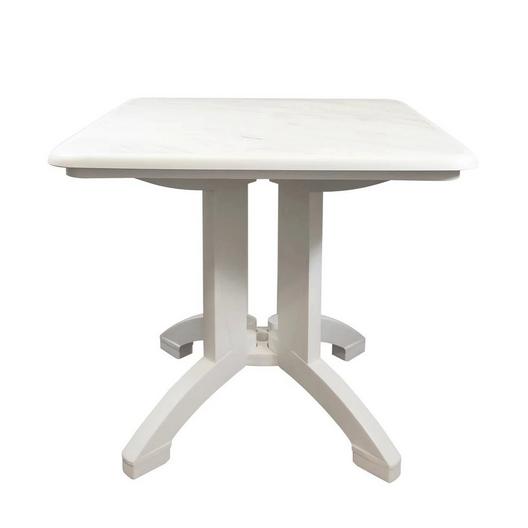 Grosfillex  Aquaba 32 Square Resin Table White
