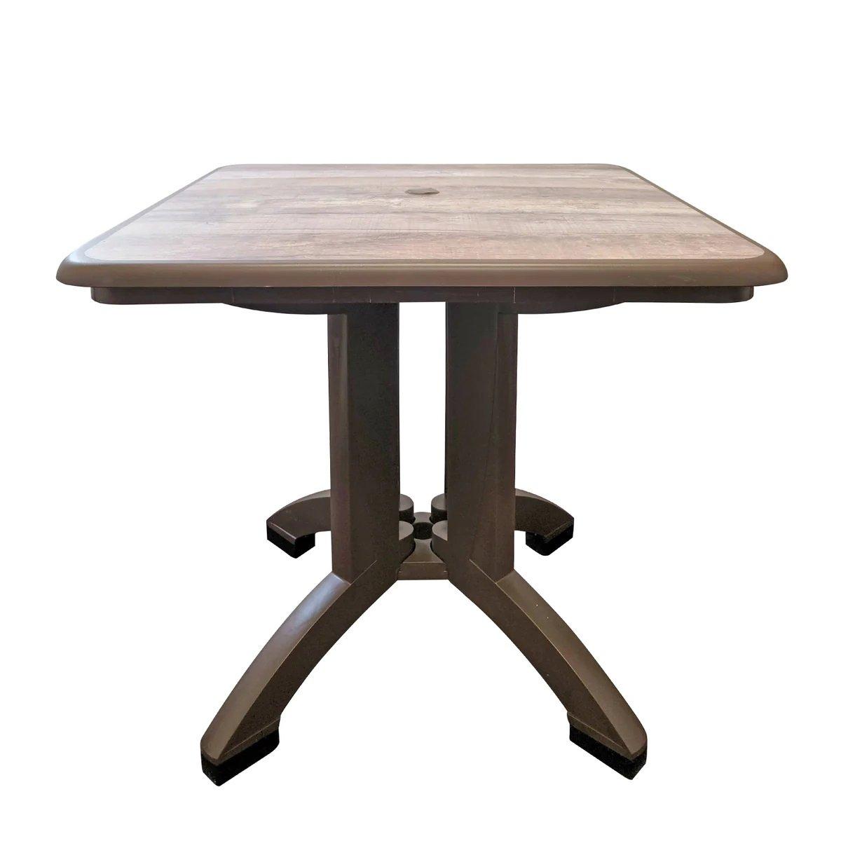 Grosfillex  Aquaba 32 Square Resin Table Ranch