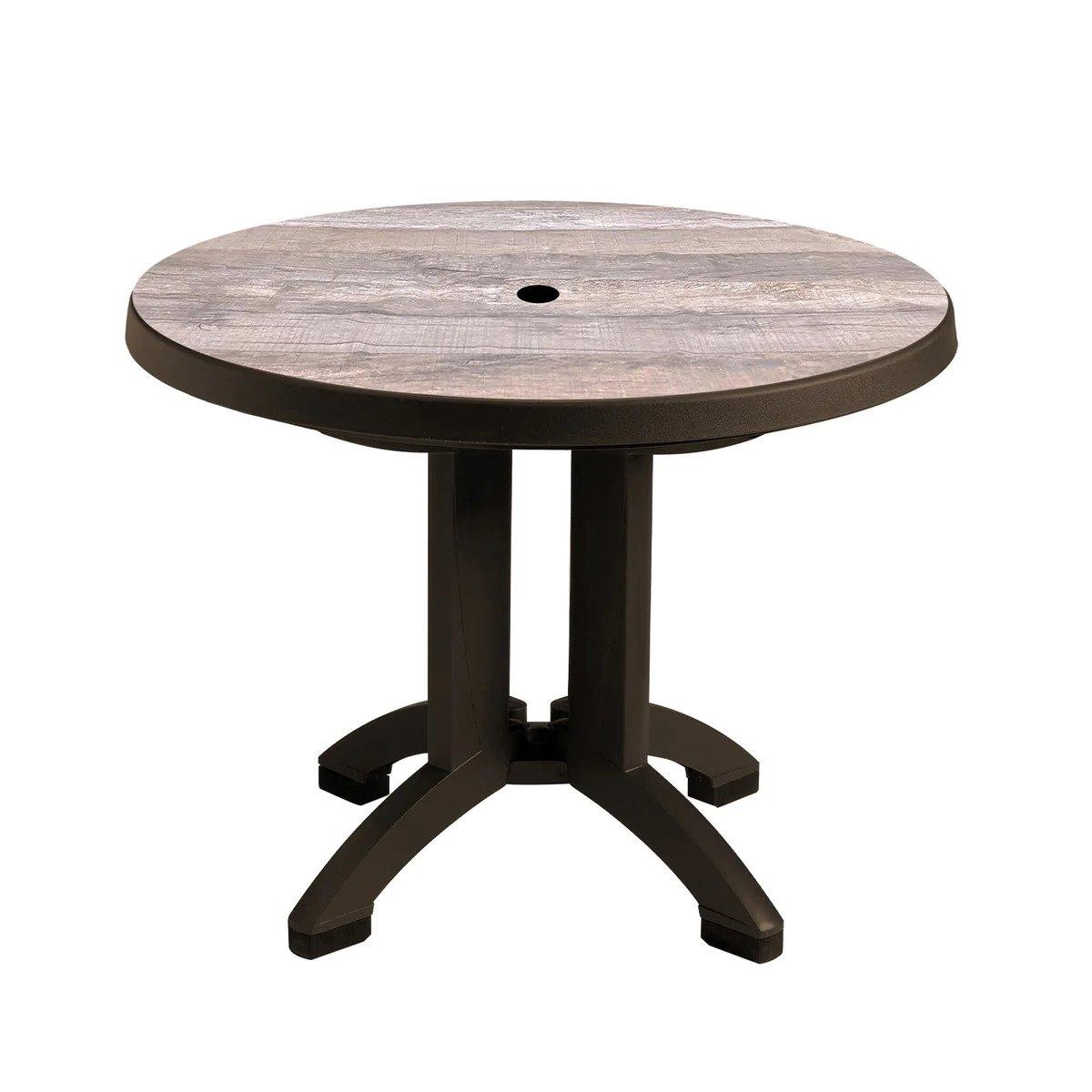 Grosfillex  Aquaba 38 Round Resin Table Ranch