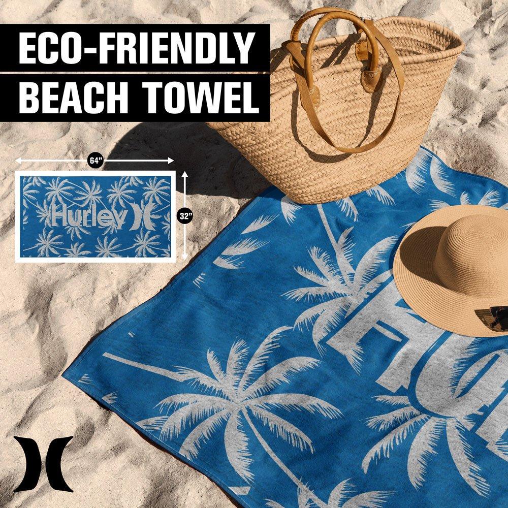 Hurley  32 X 64 Jacquard Pool Towel Blue