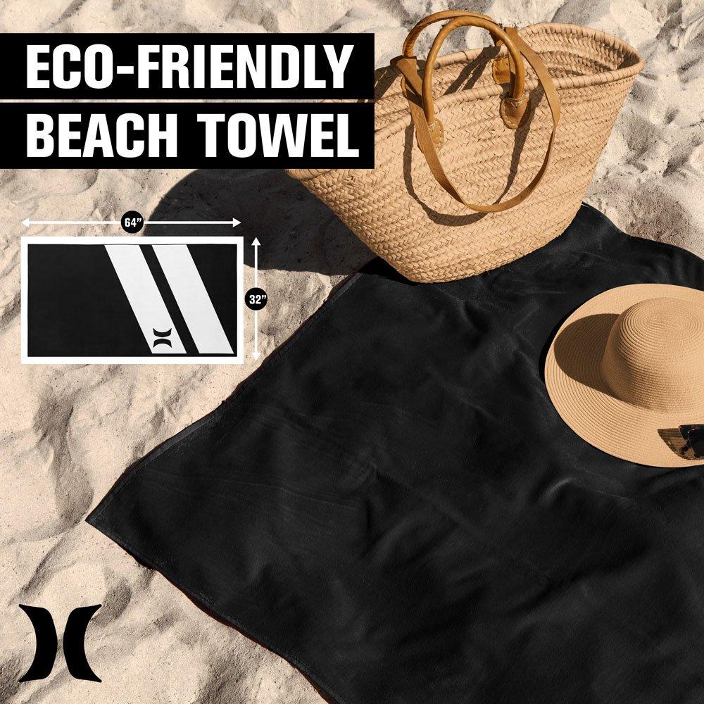 Hurley  32 X 64 Jacquard Pool Towel Black