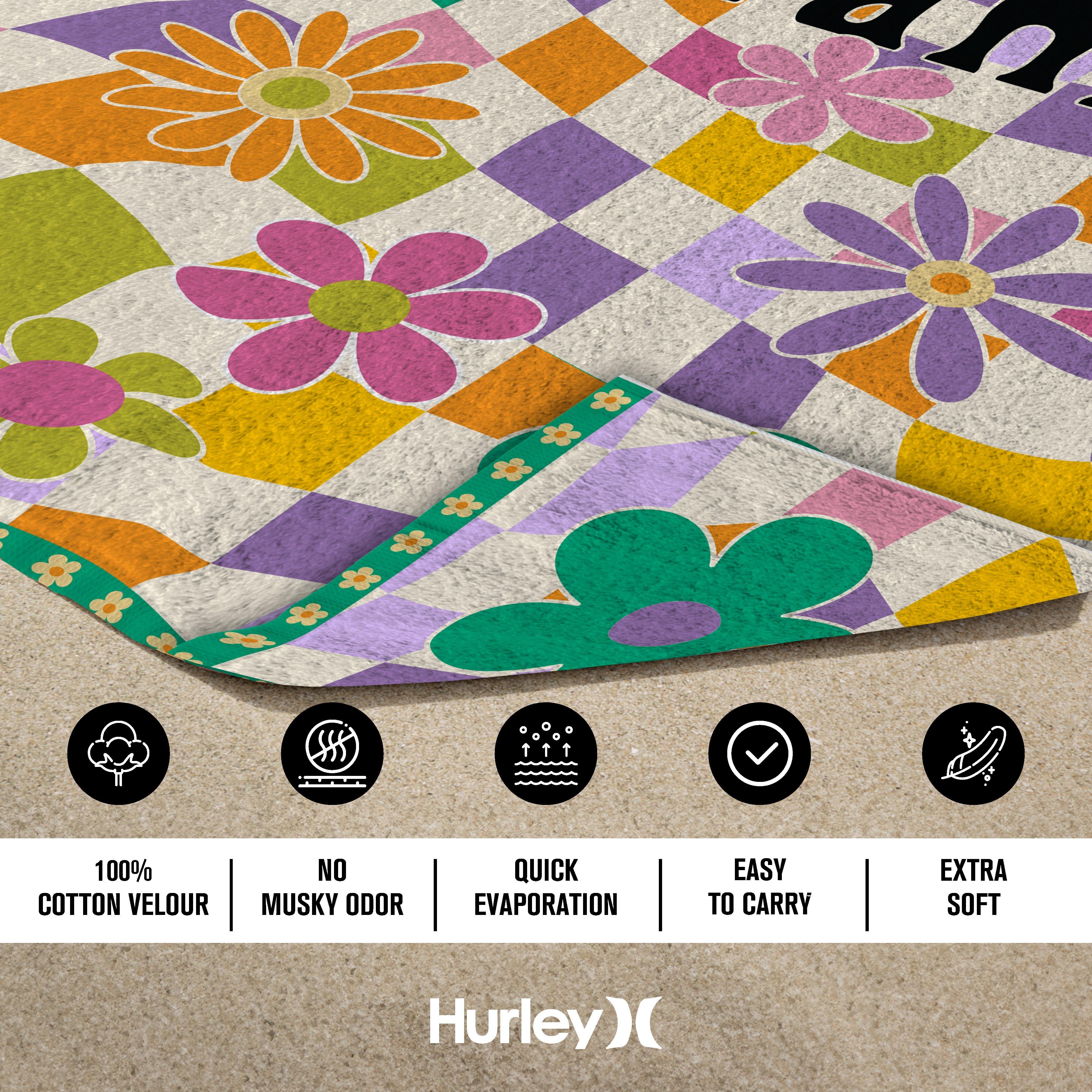 Hurley  32 X 64 Jacquard Pool Towel Printed