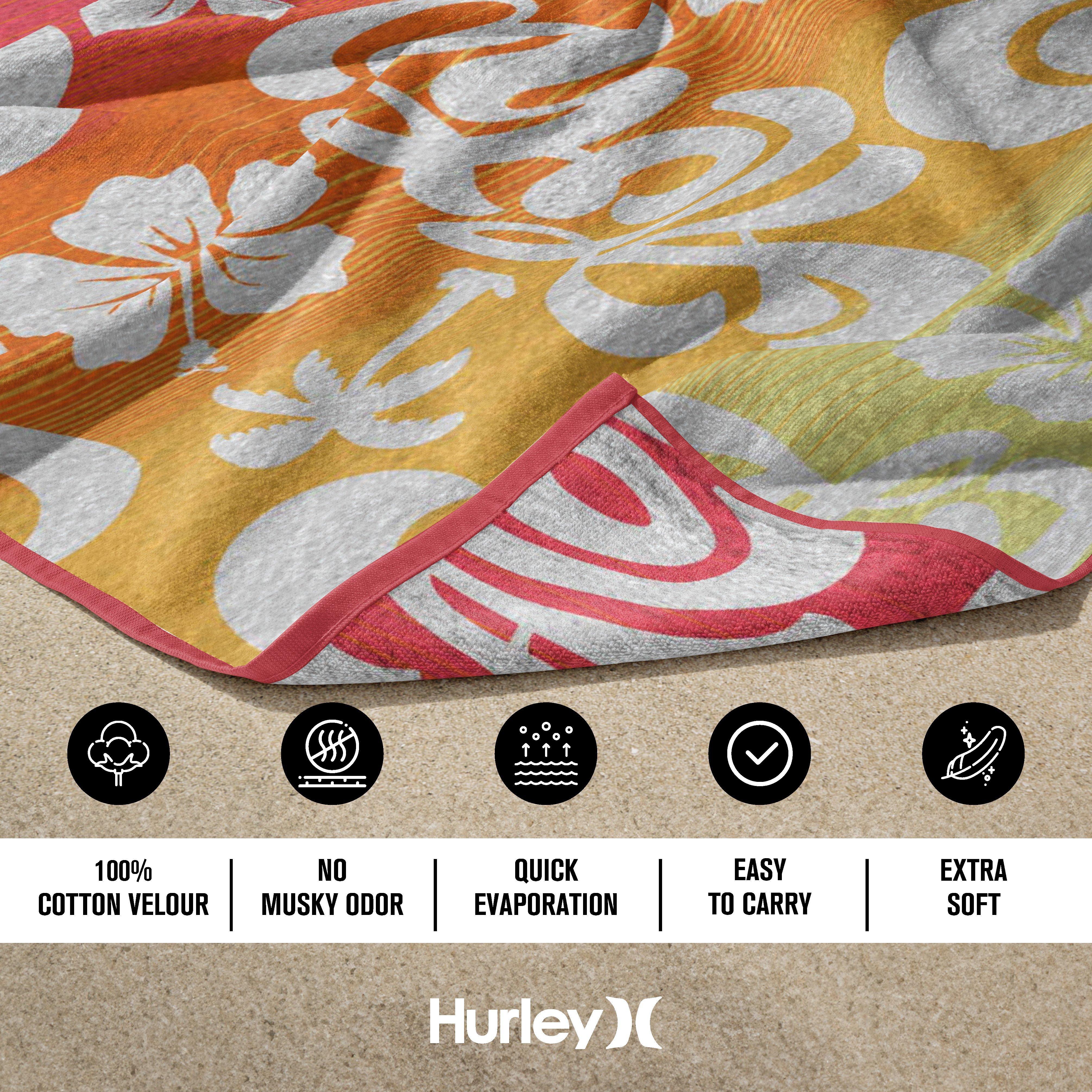 Hurley  32 X 64 Jacquard Pool Towel Aloha